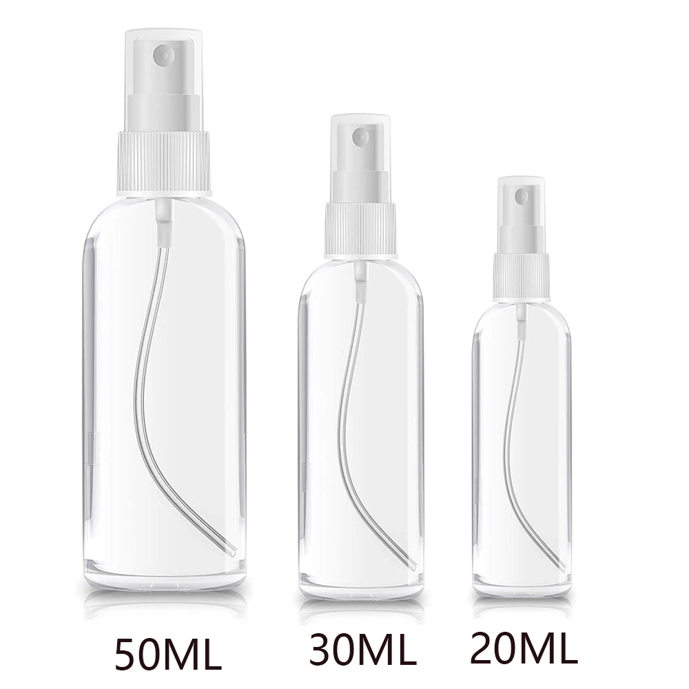 Refillbara sprayflaskor för rengöring - 50ml, 30ml, 20ml