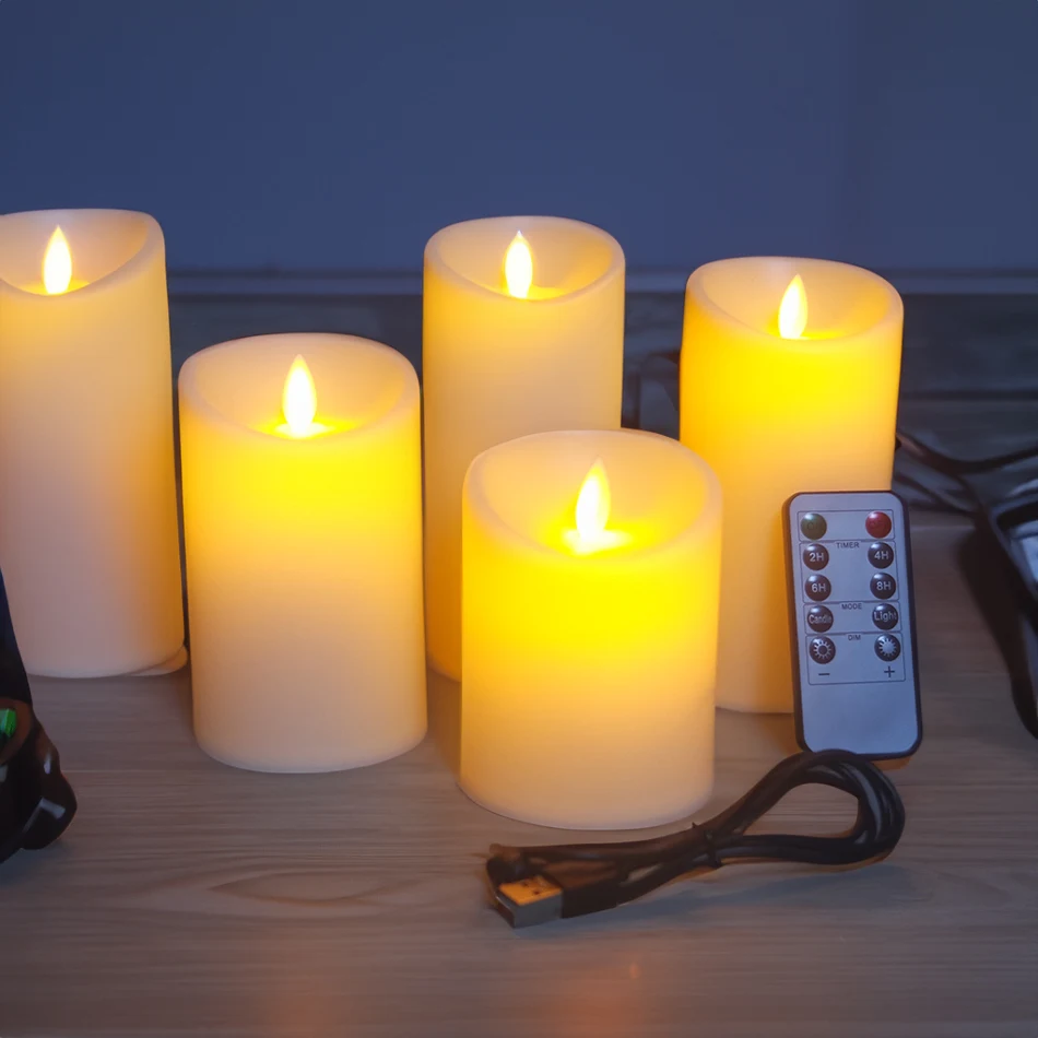 Realistiska ljus - Batteridrivna fjärrkontroll tillkommer